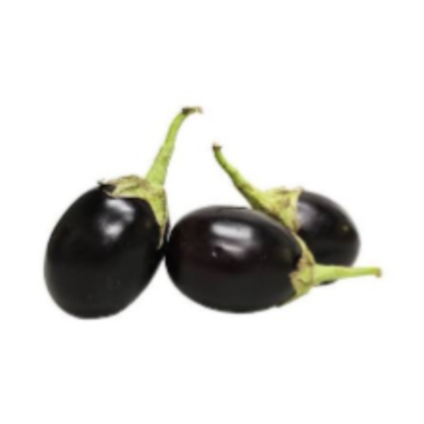 Black Round Aubergine
