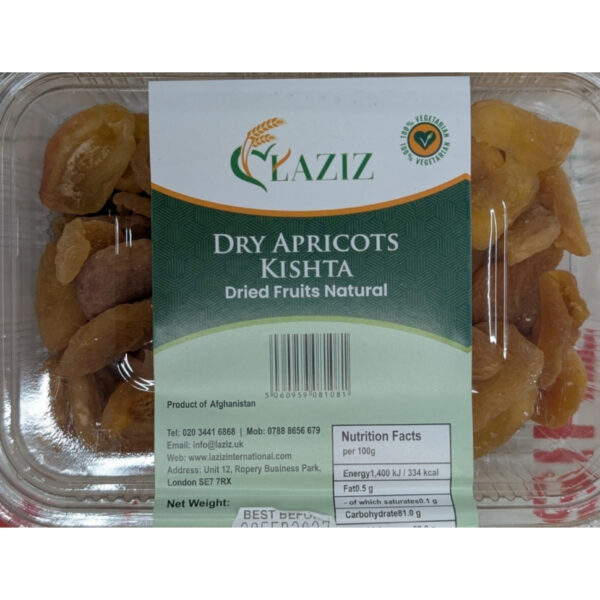 Laziz Dried Apricots Kishta 200g