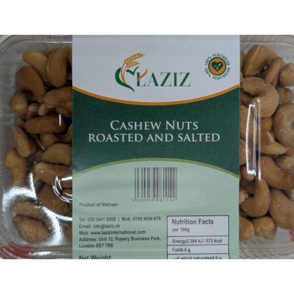 Laziz Roasted Cashew Nuts 250g