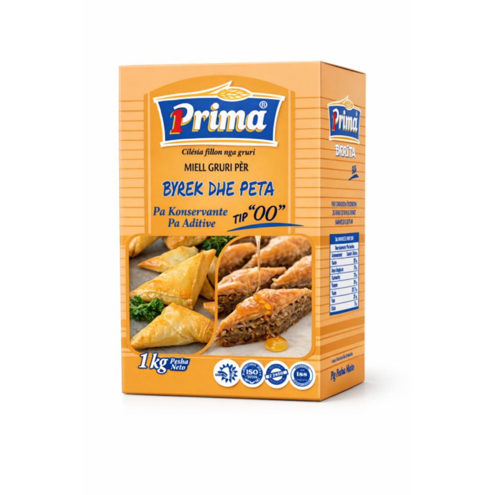 Prima Byrek Dhe Peta Flour Prima Byrek Dhe Peta Flour 1kg - Image 1