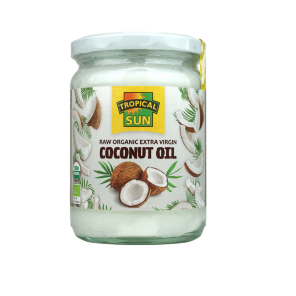 Tropical Sun Raw Organic Extra Virgin Coconut Oil 480ml