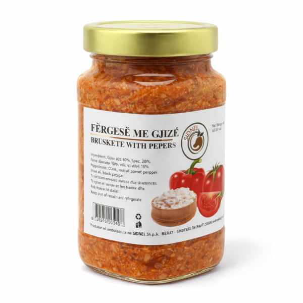 Sidnej Brusckete with Pepper