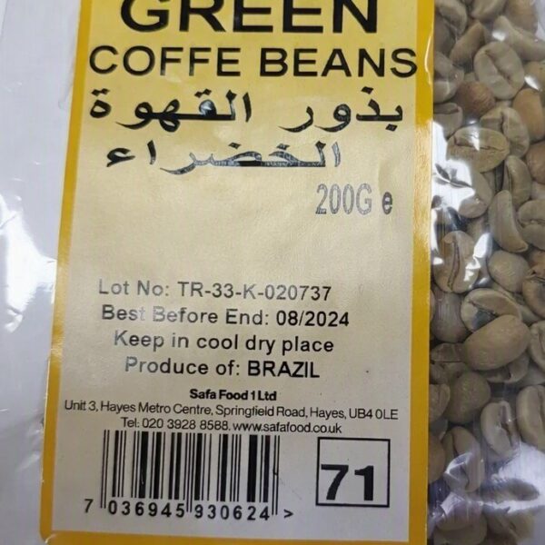 Safa Green Coffee Beans