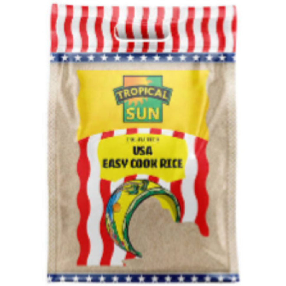 Tropical Sun Pre‑Fluffed USA Easy Cook Rice Tropical Sun Pre-Fluffed USA Easy Cook Rice 2kg - Image 1