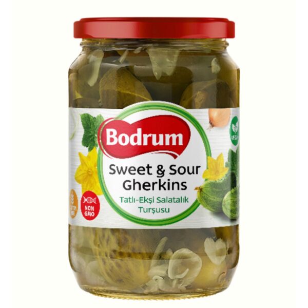 Bodrum Sweet & Sour Gherkins