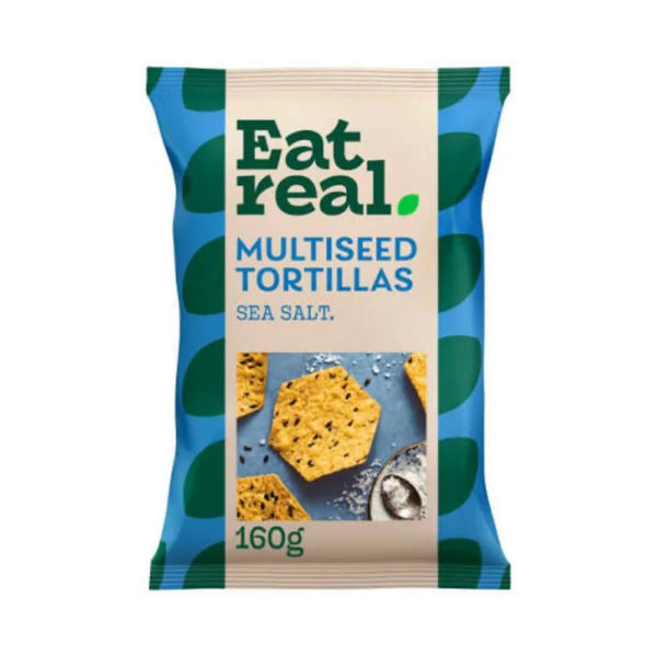 Eat Real Multiseed Tortillas Sea Salt