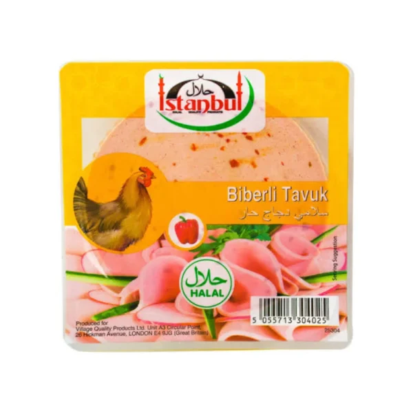 Istanbul Sliced Chicken Salami with Pepper