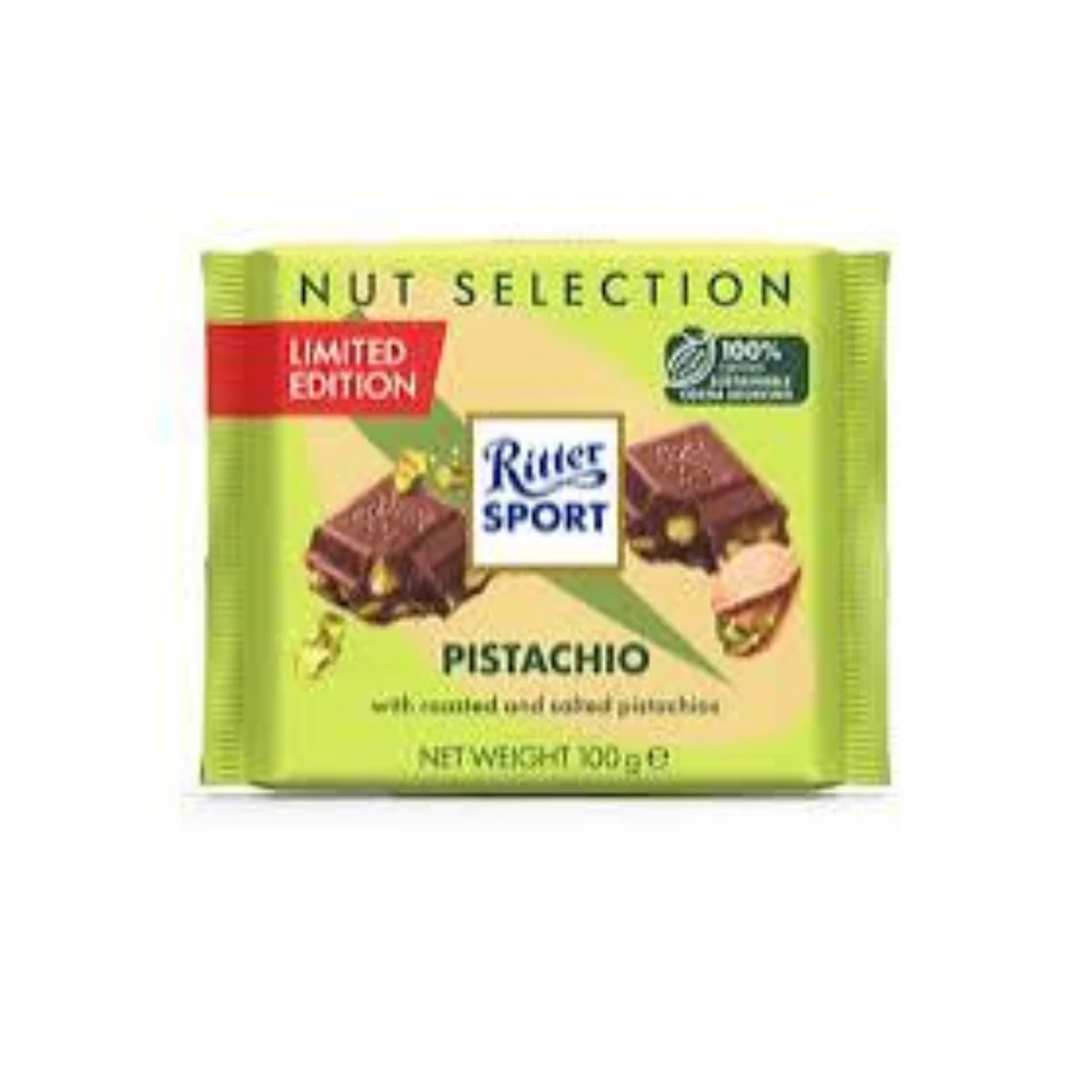 484b4dc9-c4e9-4205-981a-c313313b7b35.webp Ritter Sport Pistachio Chocolate - Image 1