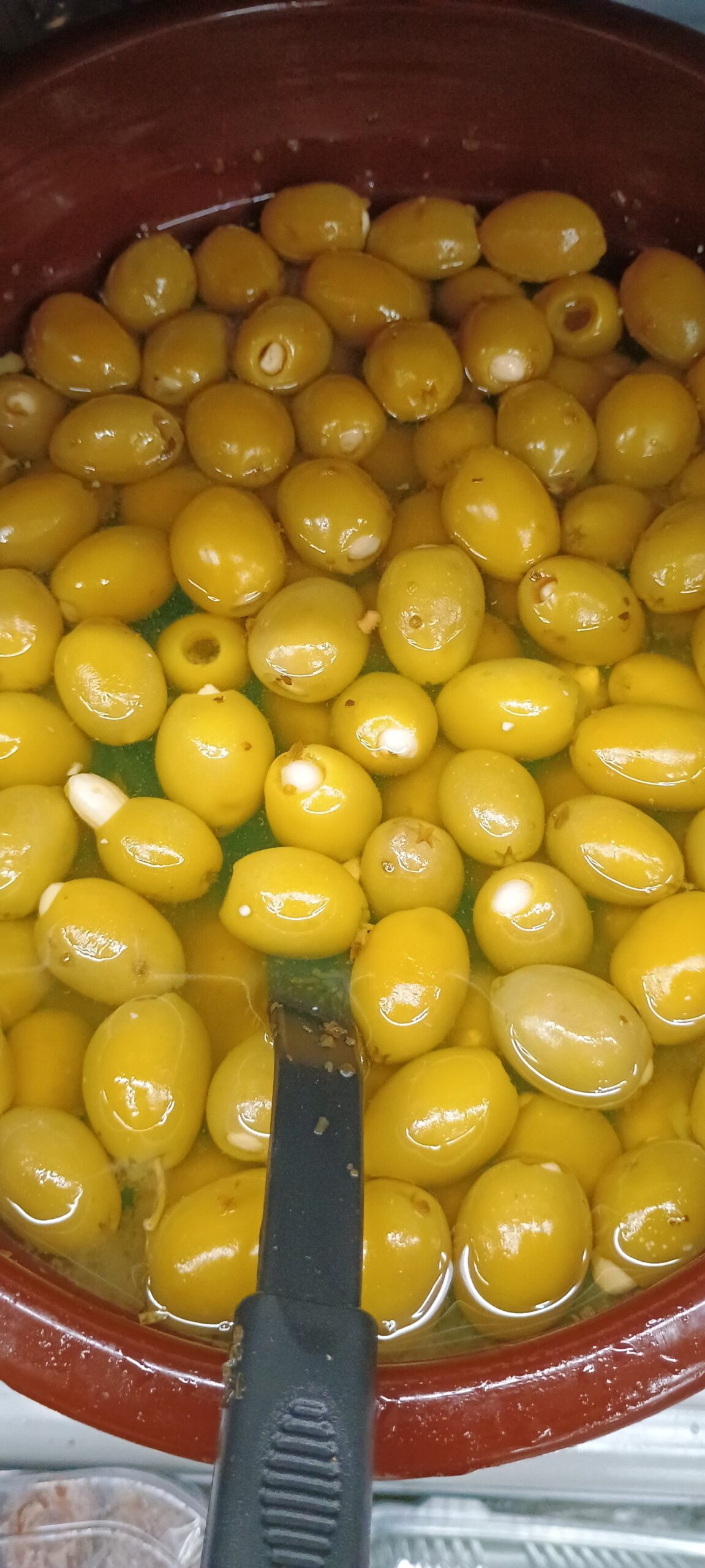 2026/08/JPEG_20260831_140217_7495933933265149729-scaled.jpg Box of Fresh Green Stuffed Olives - Image 1
