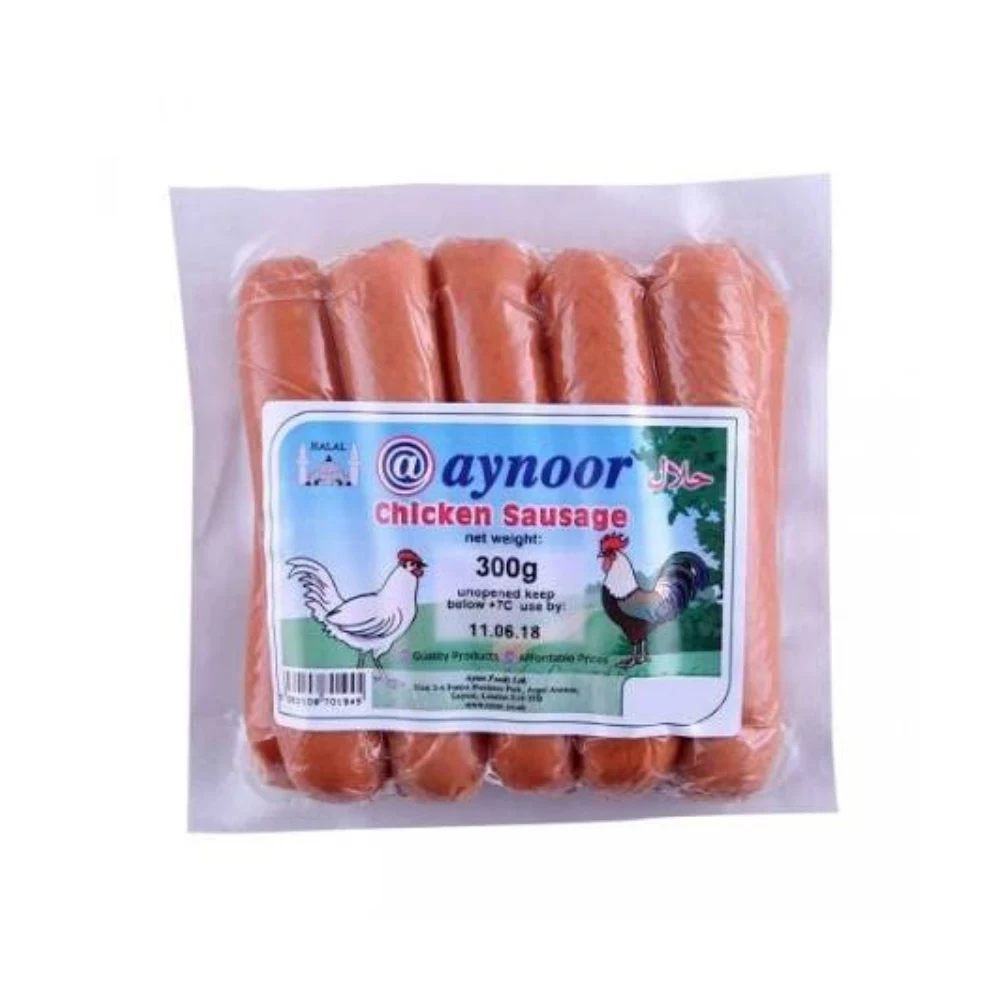 d3639917-9a80-403f-a60f-5a1d4e07caf5.webp Aynoor Chicken Sausages 400g - Image 1