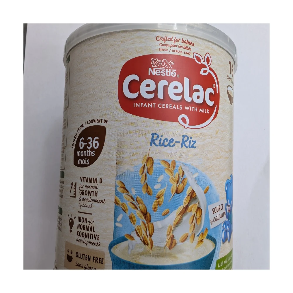 e73d0bfe-a409-41fe-ac25-b5d299f41590.webp Cerelac Infant Cereals with Milk Rice-Riz - Image 1