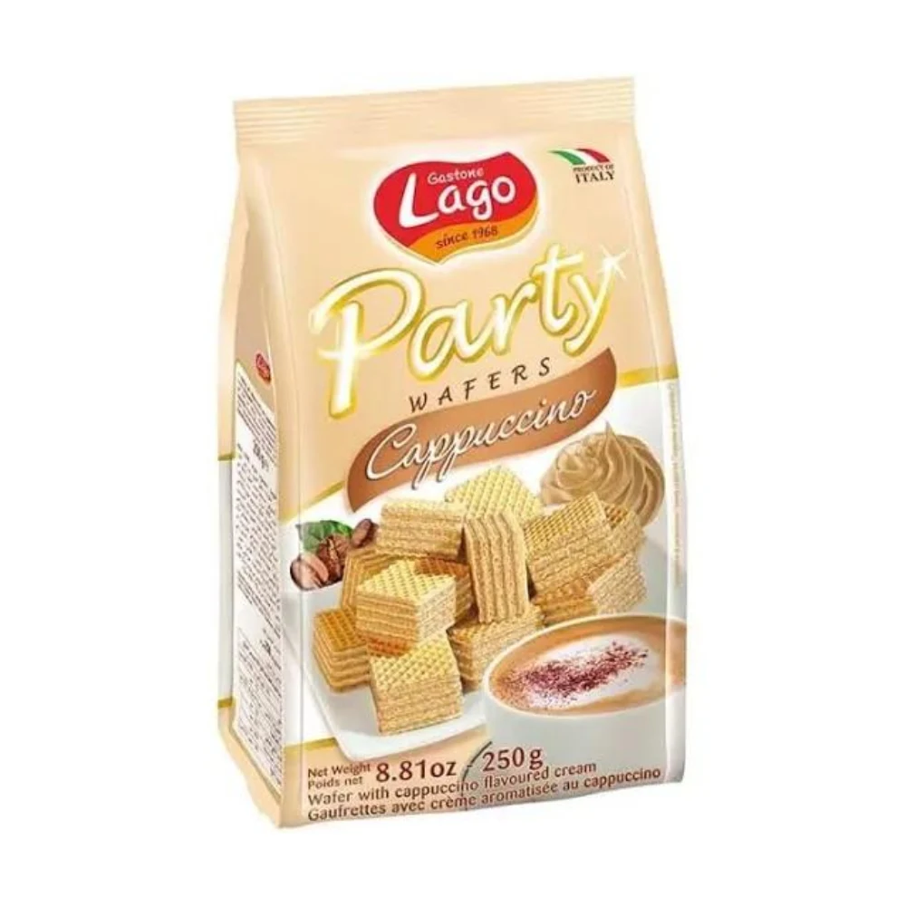 1d3ba194-aba7-4f56-86bb-9234c0a69071.webp Lago Party Wafers Cappuccino - Image 1