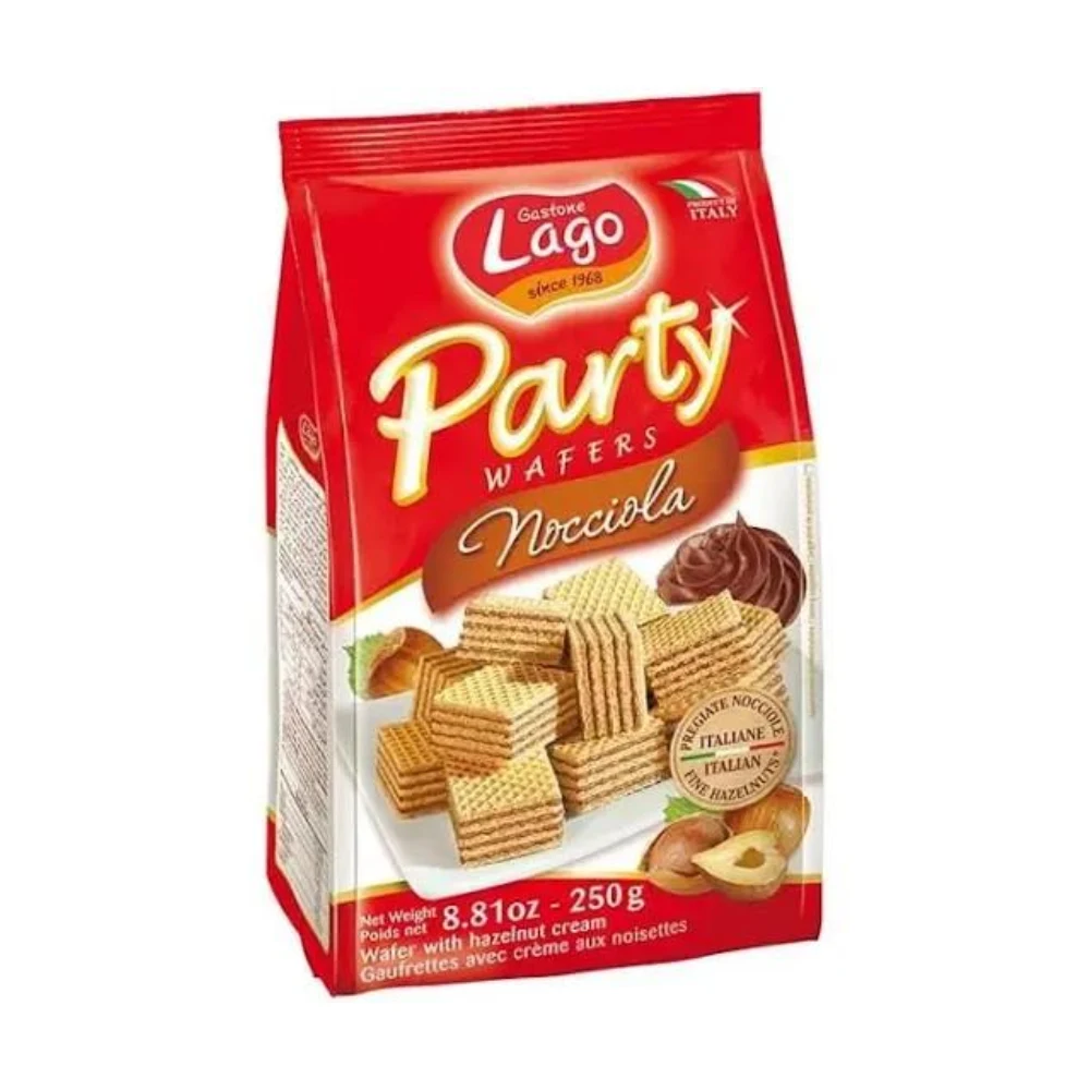 66c796bb-b557-442e-9ea9-d27a7cf0a3e7.webp Lago Party Wafers Nocciola - Image 1