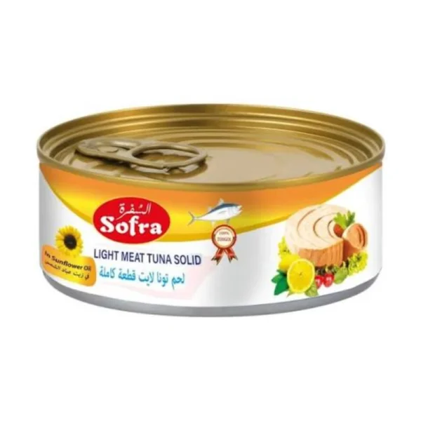 Sofra Light Tuna Solid in Sunflower Oil