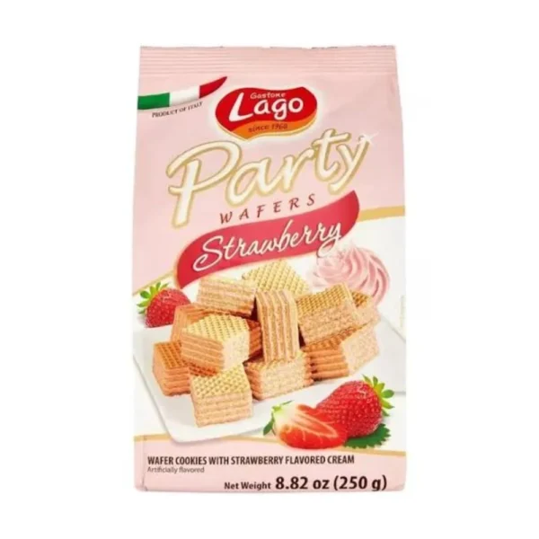 Lago Party Wafer Strawberry