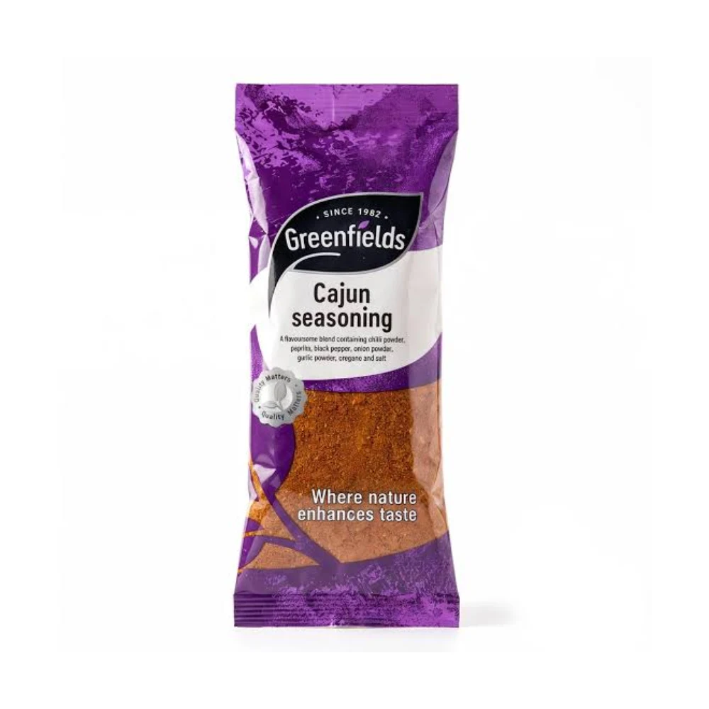 eeae66c5-ee3f-49c1-ae51-de955f728c11.webp Greenfields Cajun Seasoning - Image 1