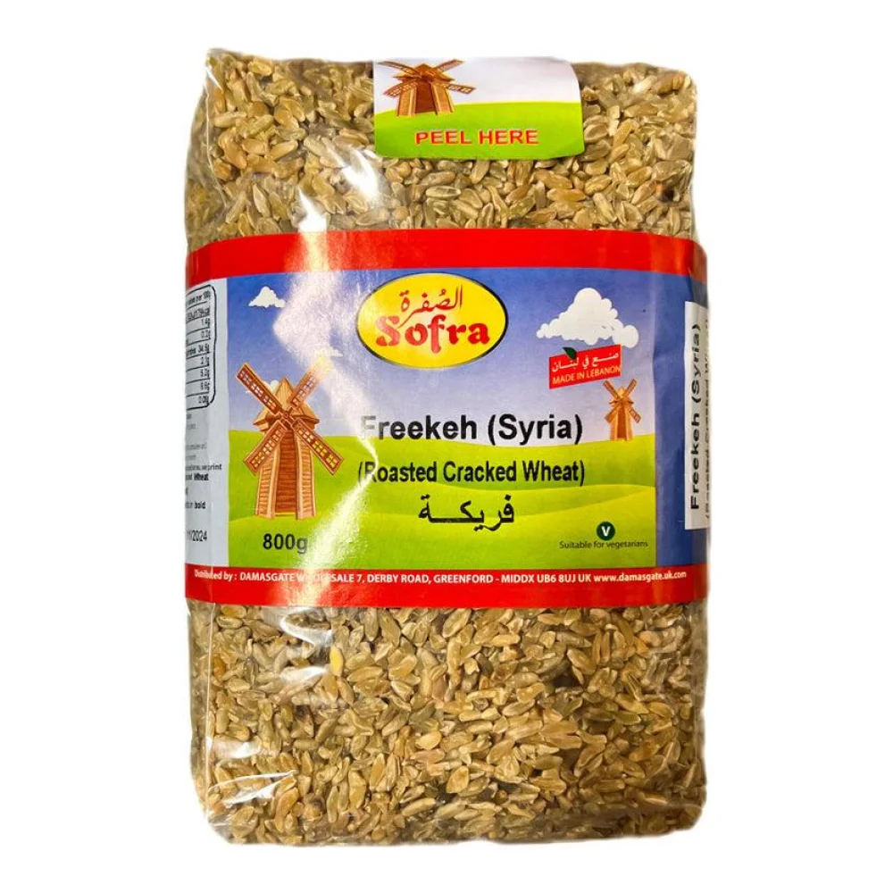 sofra-freekeh-roasted-cracked-wheat-0a64785c.webp Sofra Freekeh Roasted Cracked Wheat - Image 1
