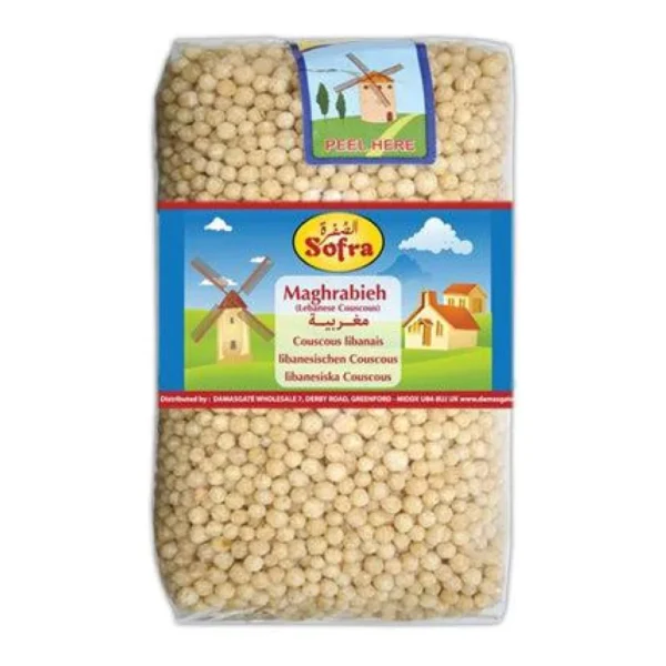 Sofra Moghrabieh (White Semolina)