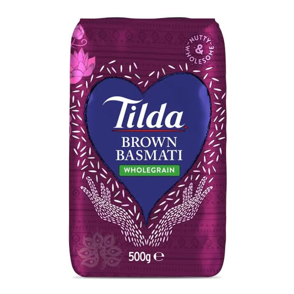 tilda-brown-basmati-whole-grain-ce983d92.webp Tilda Brown Basmati Whole Grain - Image 1